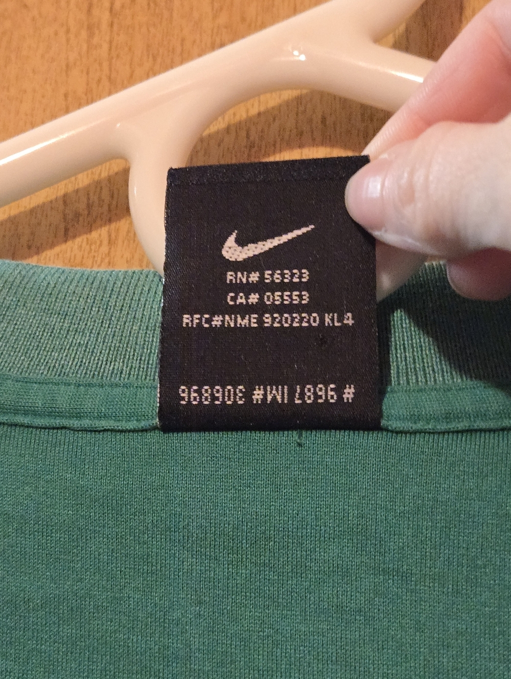 Nike Golf Green Striped Cotton Polo Mens Size Large - Picture 5 of 6
